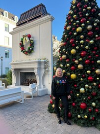 Fireplace in the courtyard