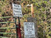 The Land fill where garbage disposal needs to be done is 5 miles away and is closed on Sunday and Monday. Plan to dispose garbage if leaving on those days
