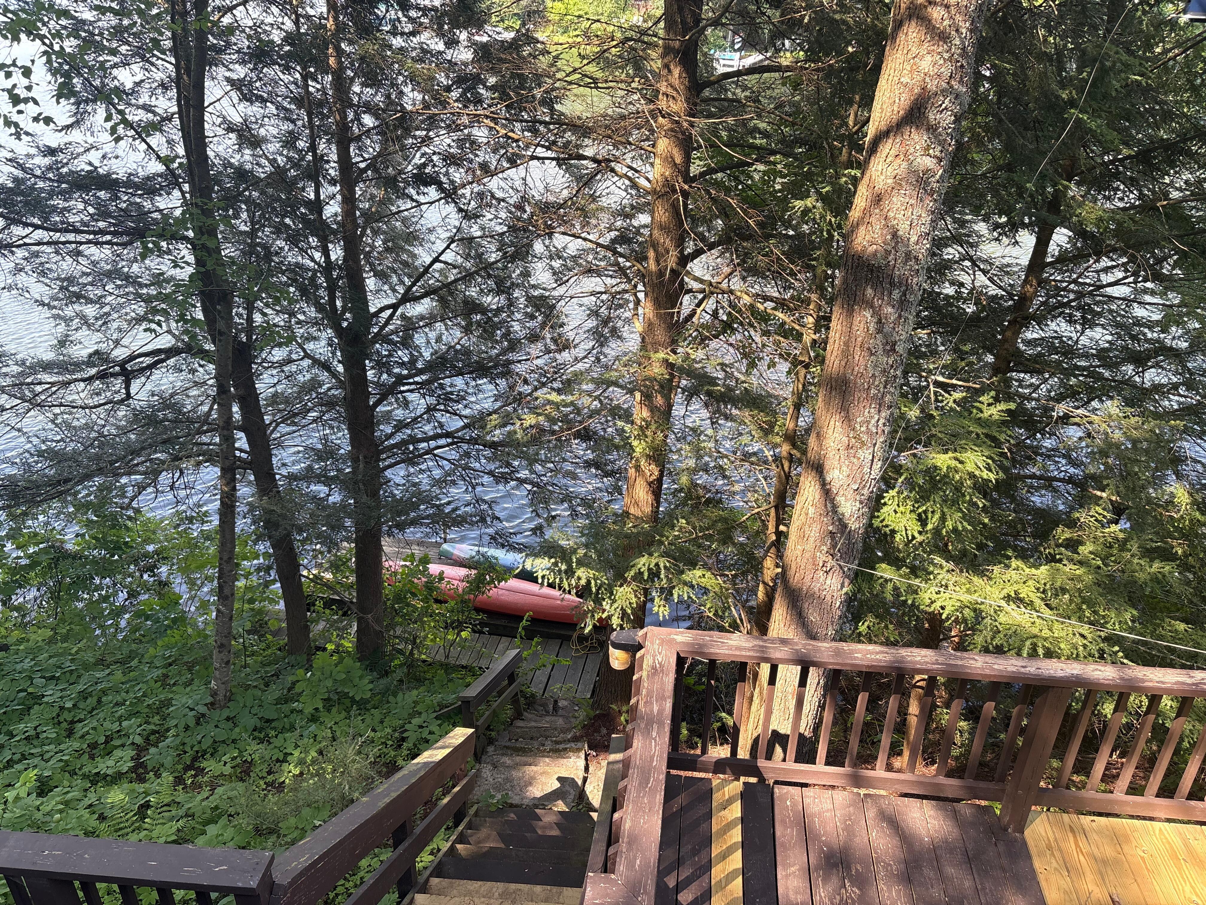 View from the deck
