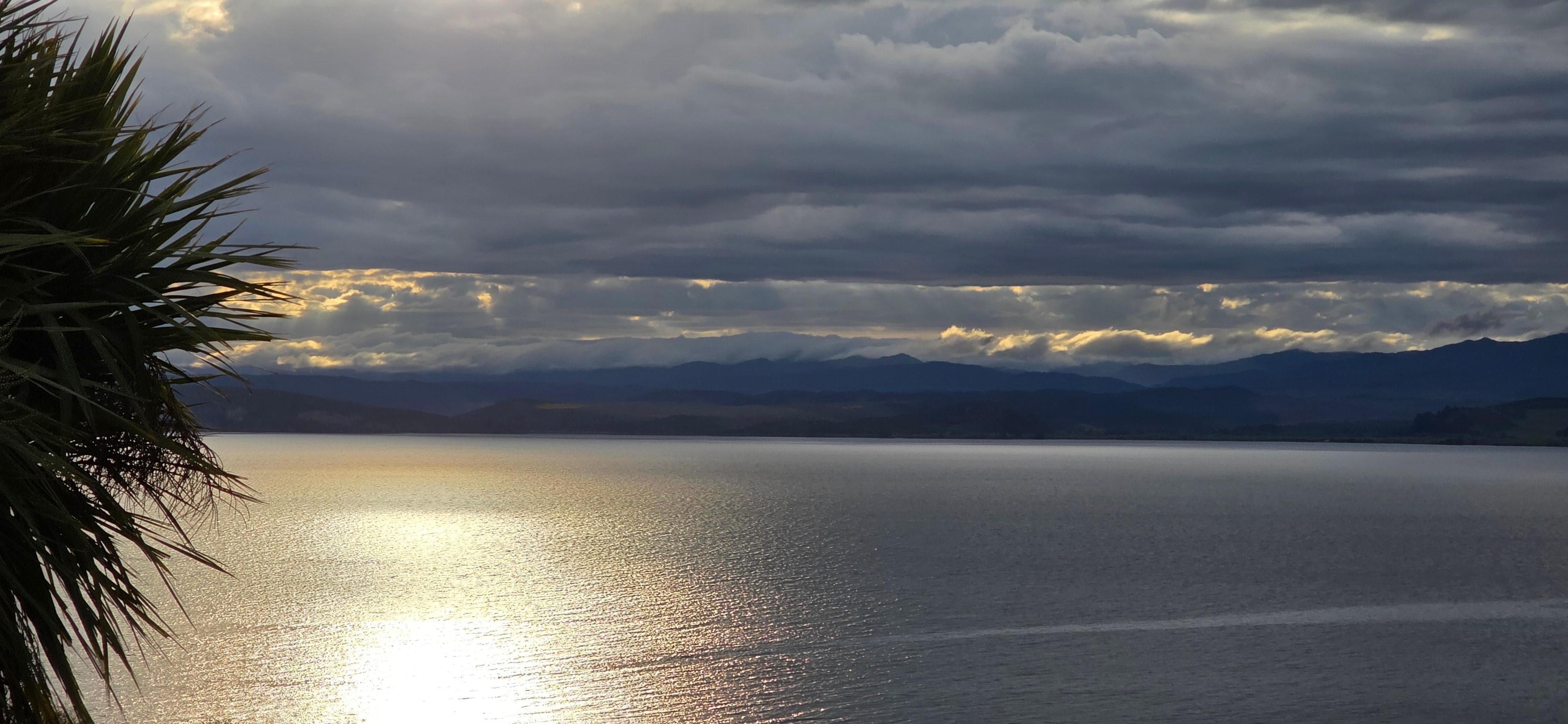 Early morning view from deck
