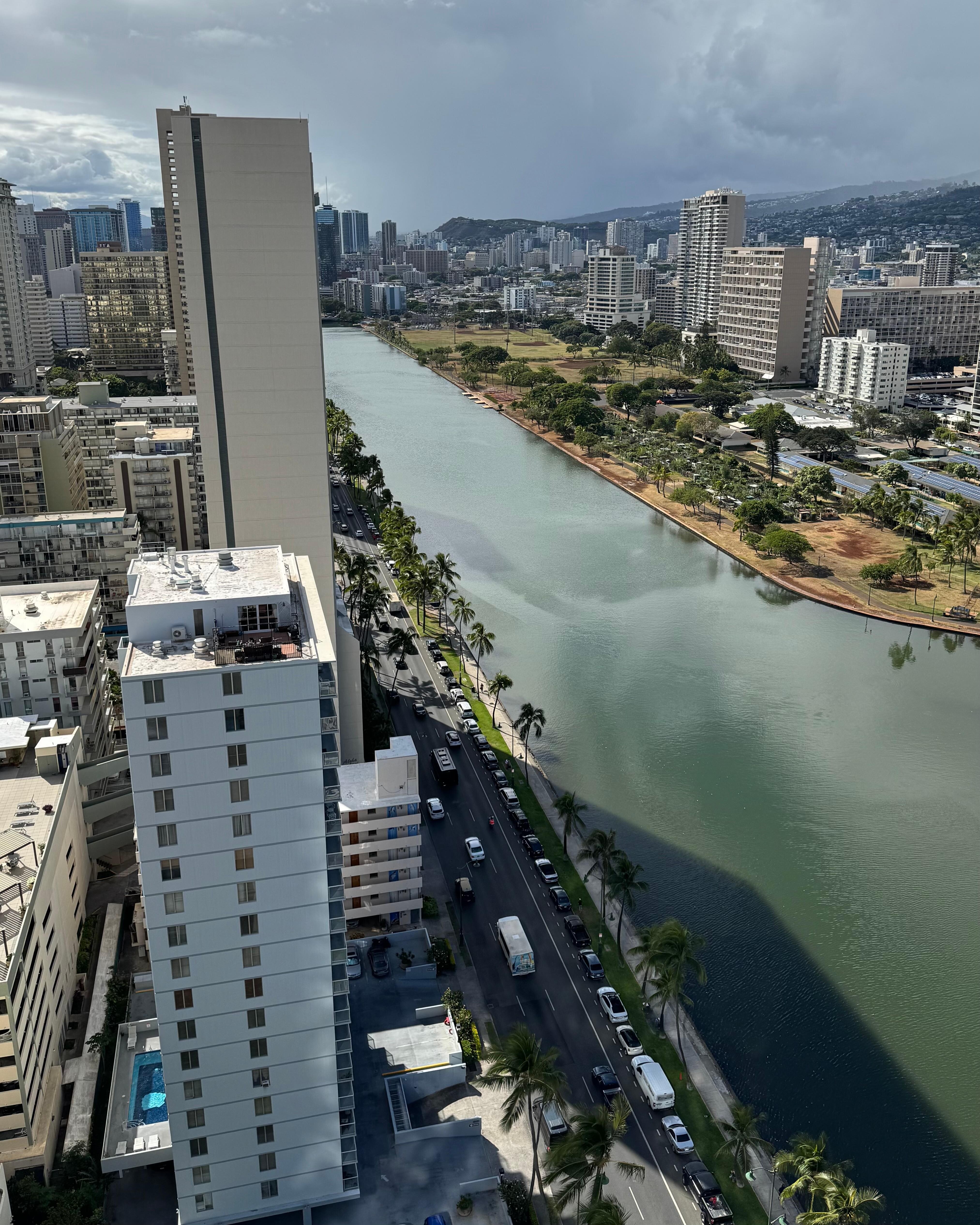 View from the balcony 