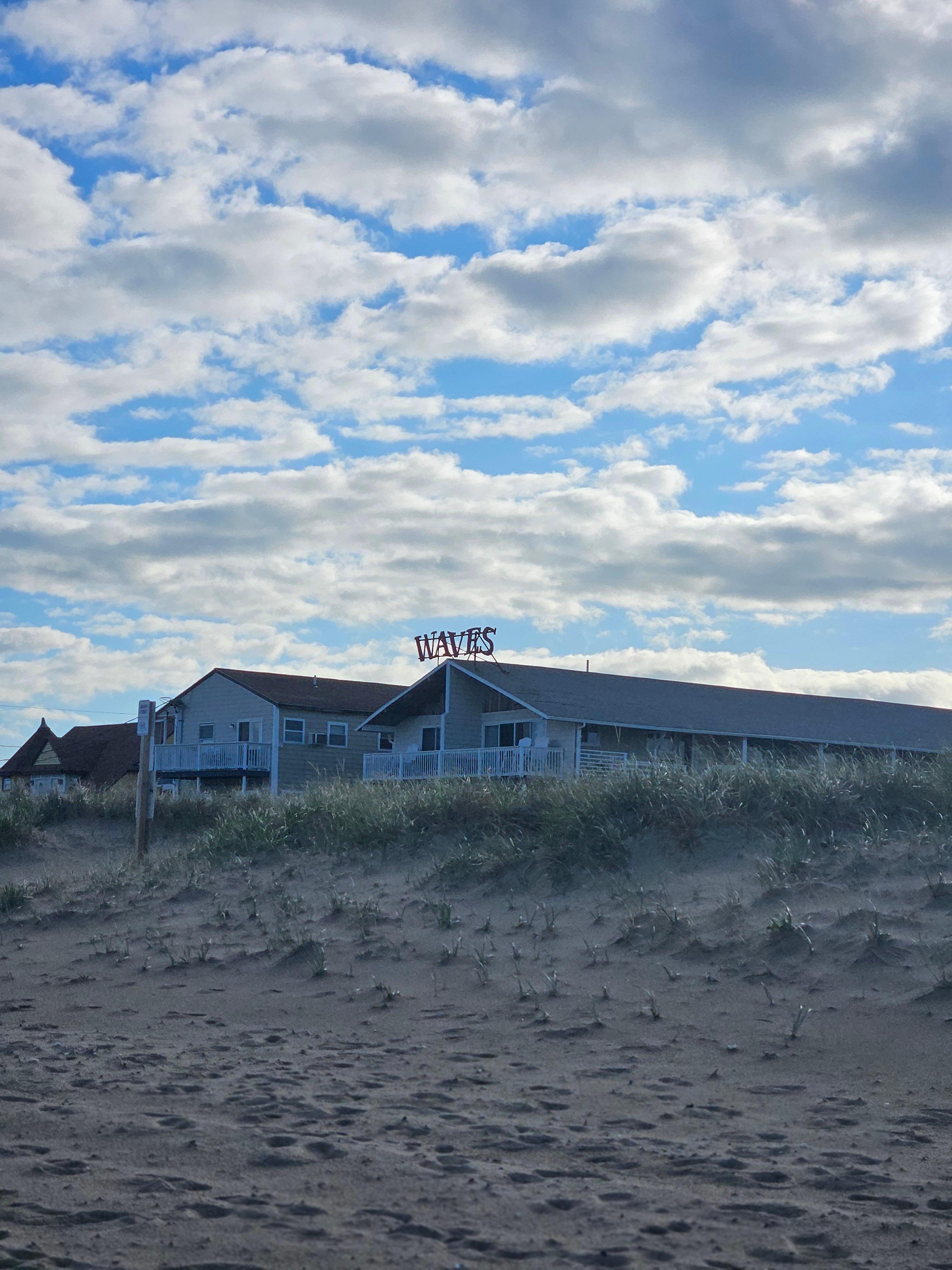View from the beach