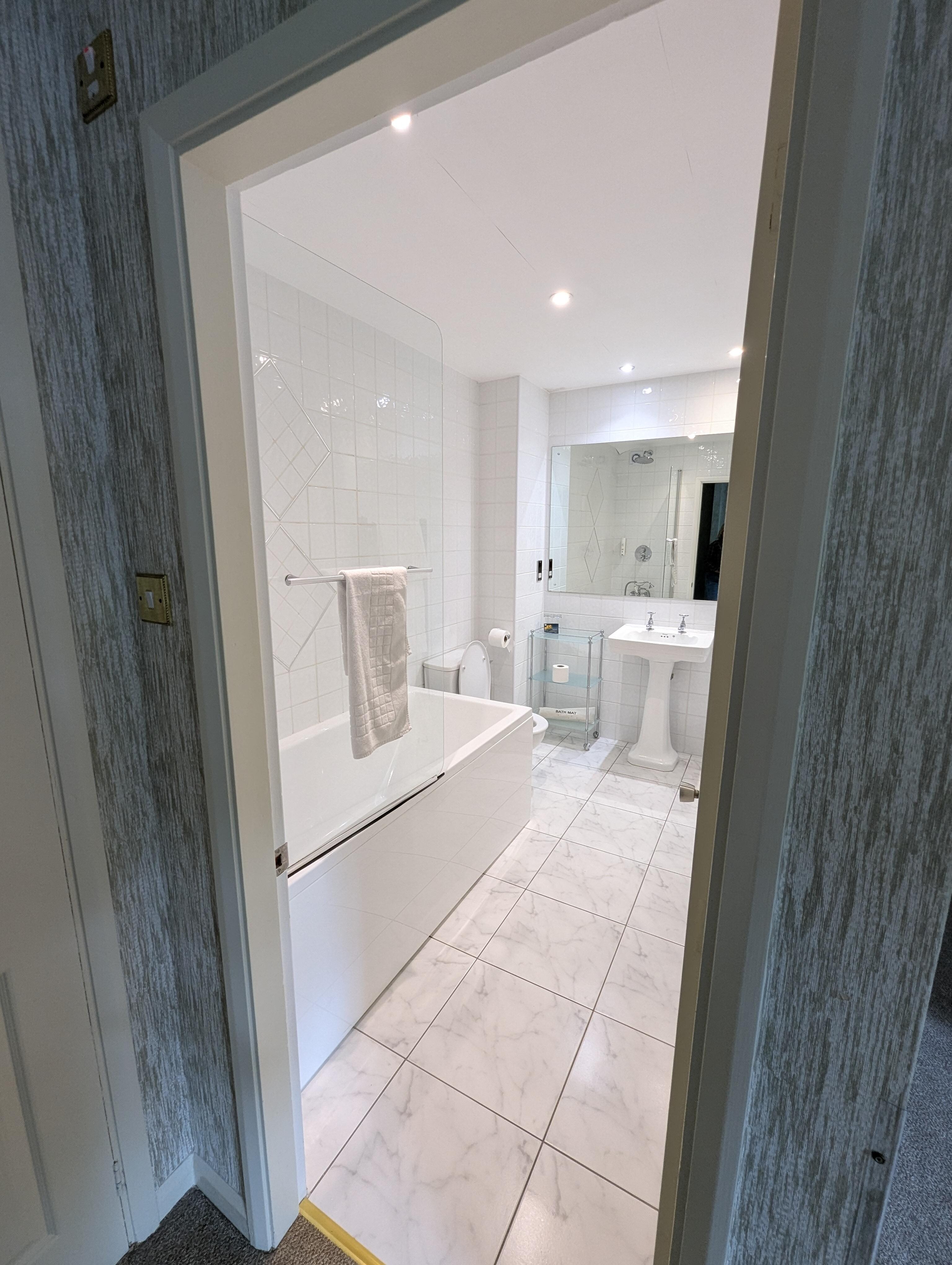 The bathroom