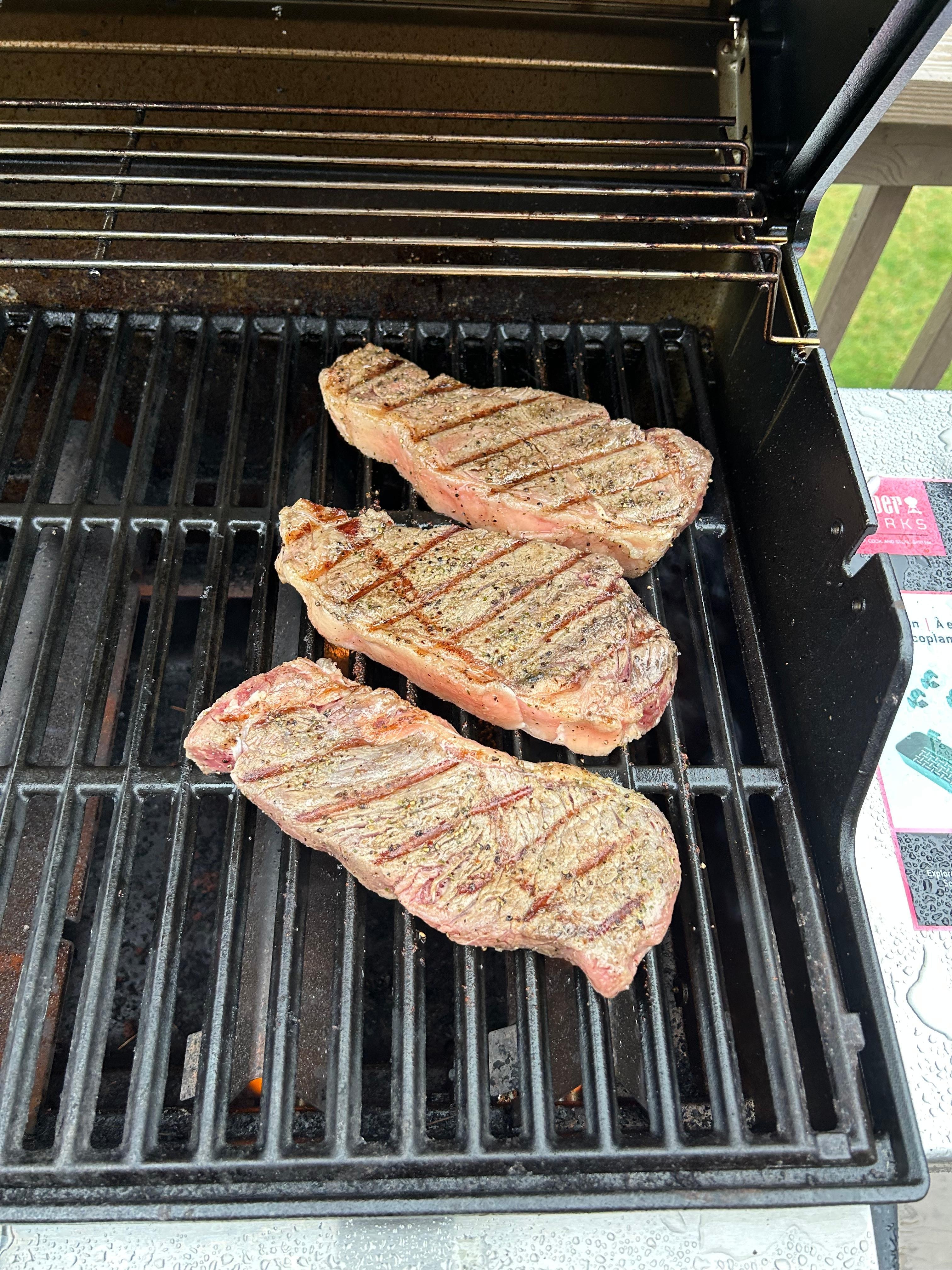 The grill had a “Searing Station”