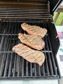 The grill had a “Searing Station”