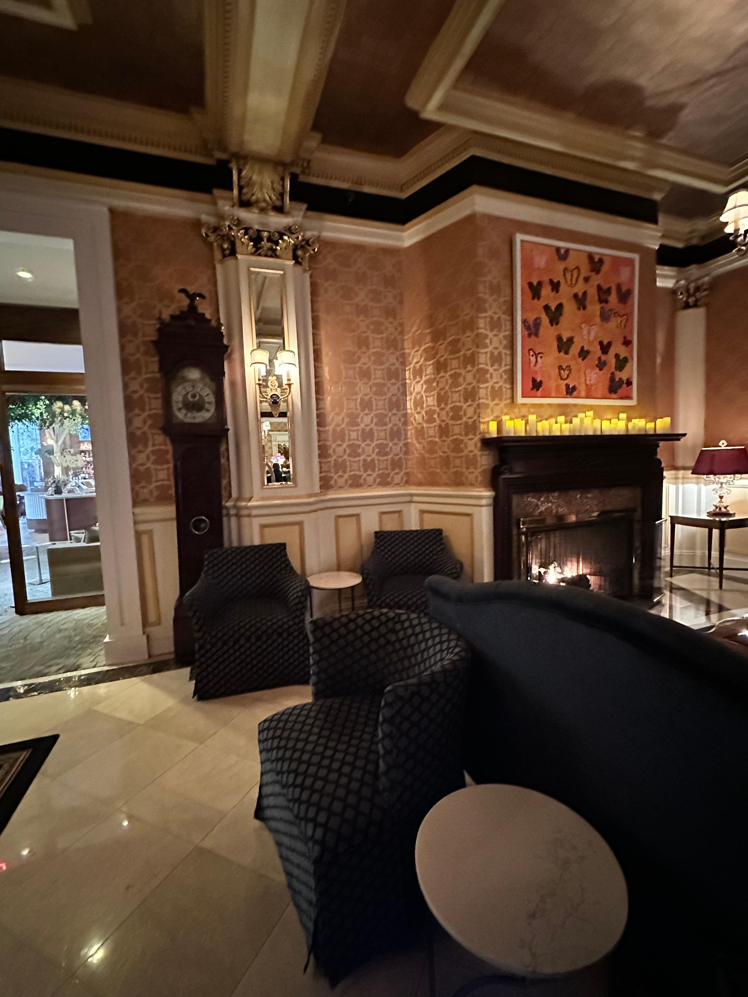 Entrance to Willow & Ivy restaurant attached to hotel