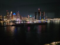...even beautiful views after dark!