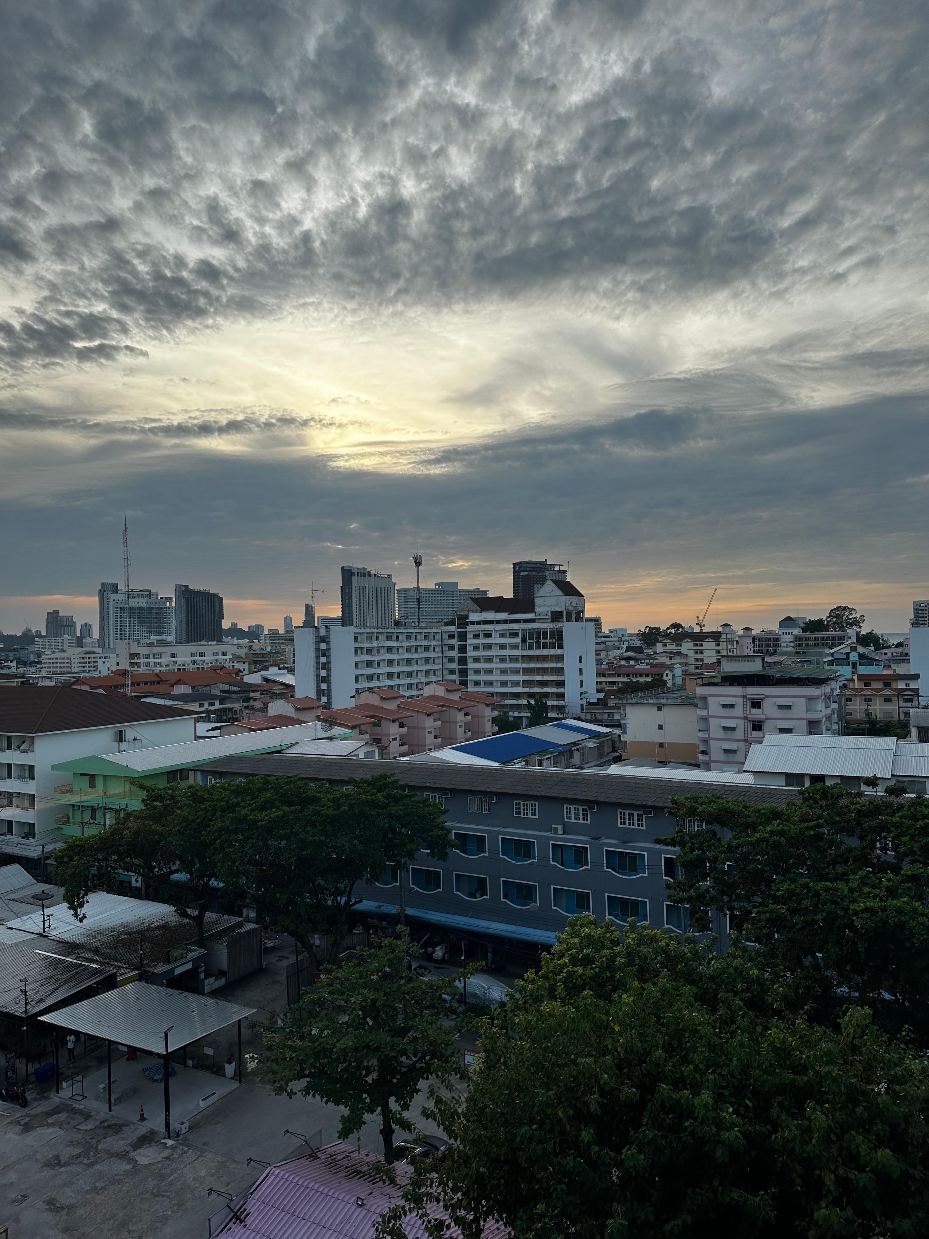 View from our hotel at level 8🥰