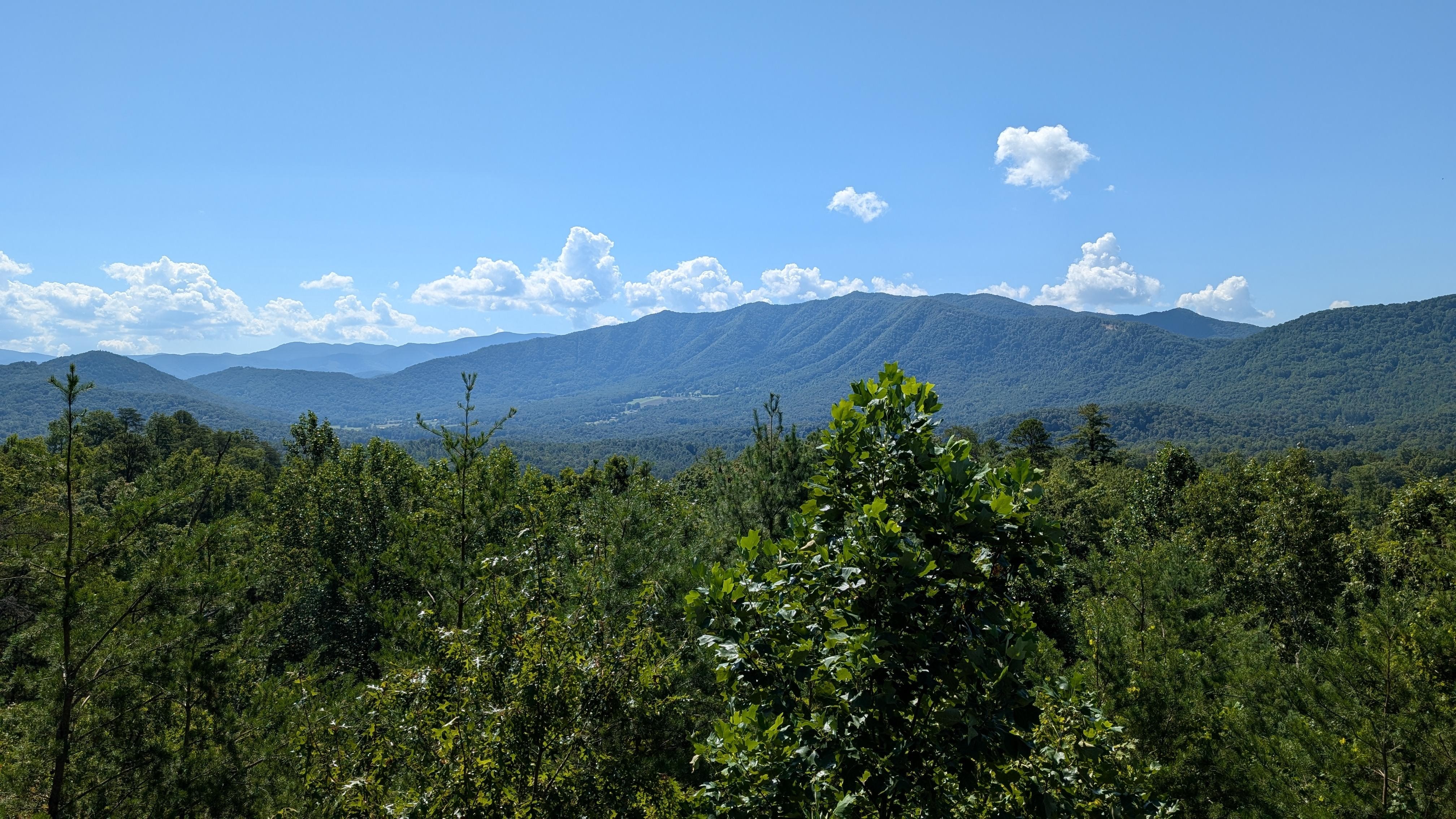 View from top balcony were marvelous.