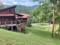 View of home and hillside
