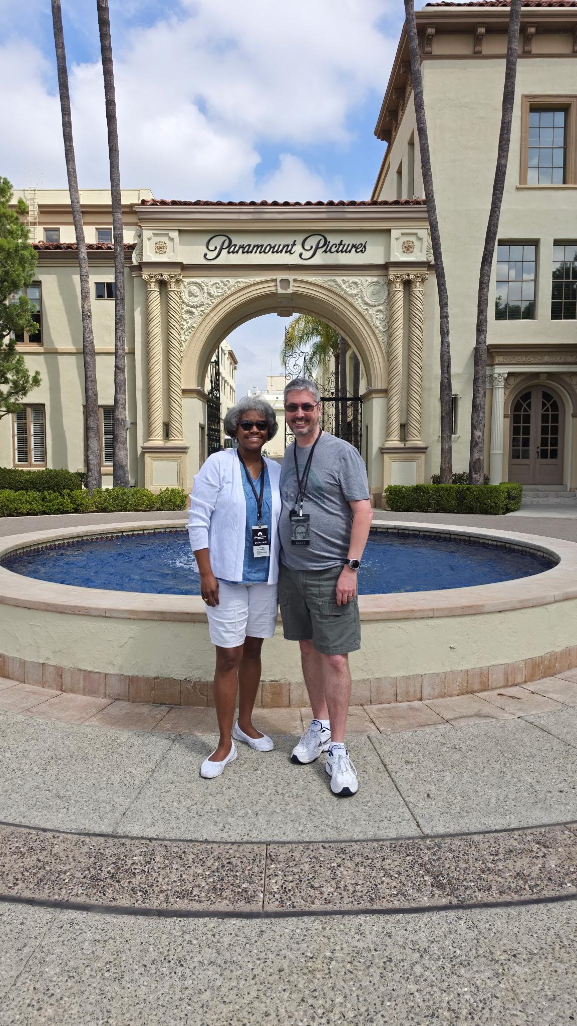 Taking a tour of Paramount Studios 