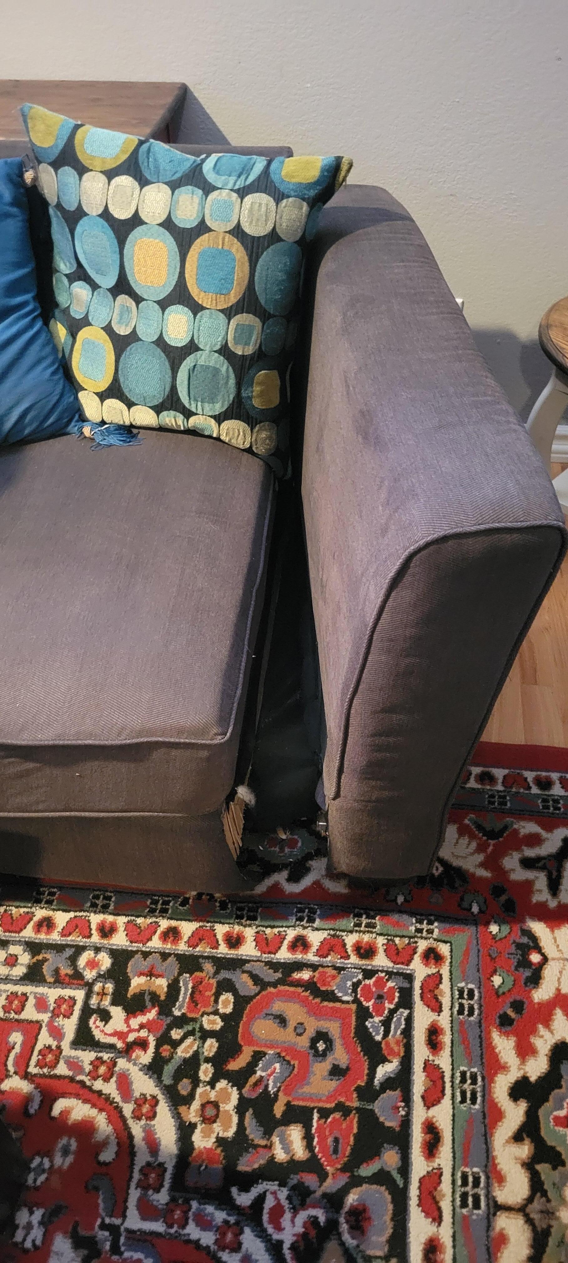  Broken couch