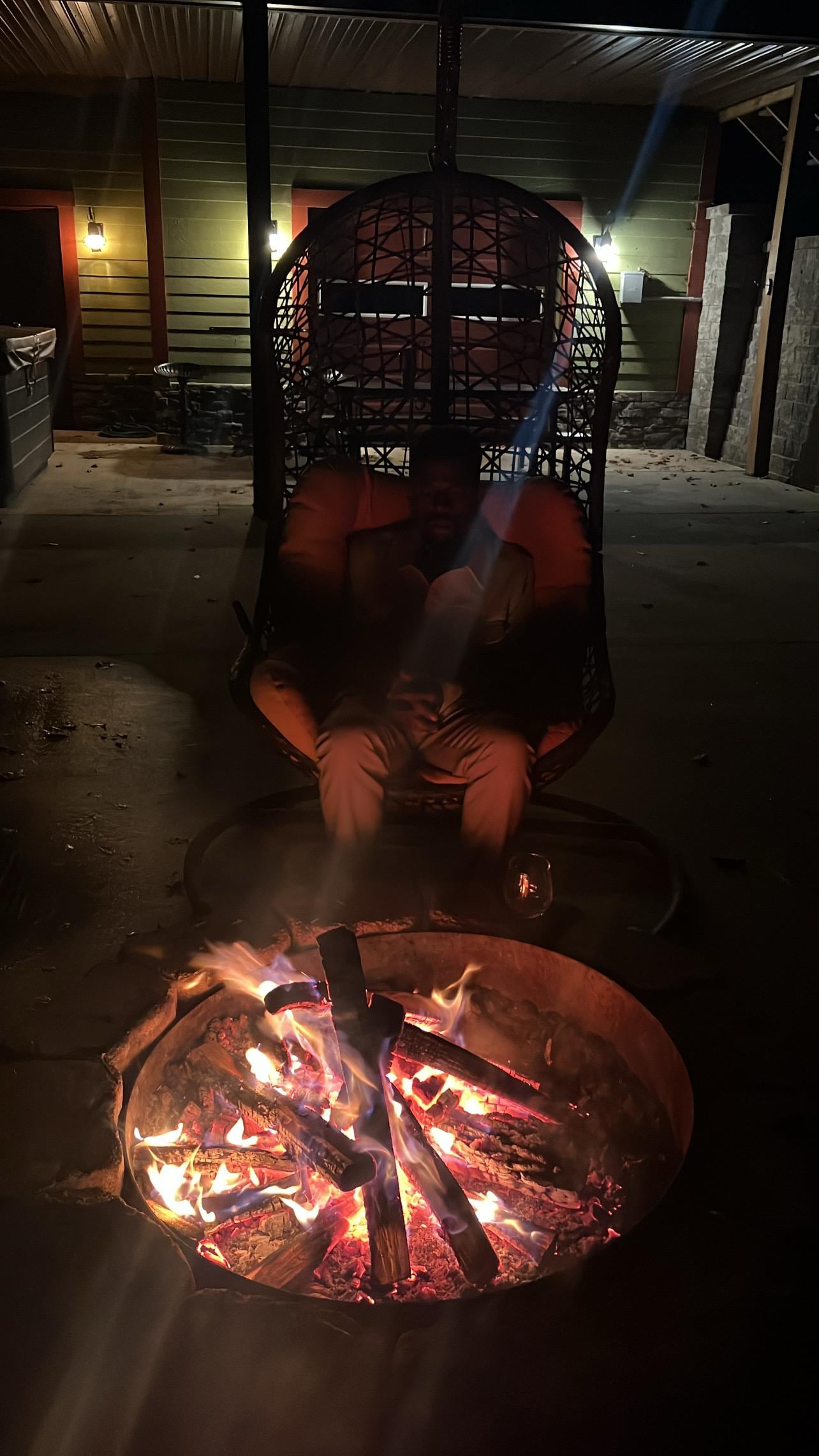 Fire pit indulgence…