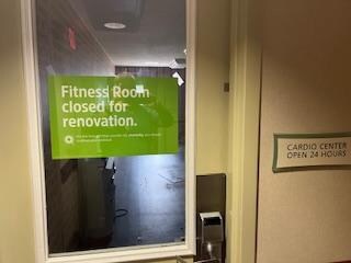 closed weight room