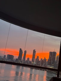 Sunset from my room on the eighth floor