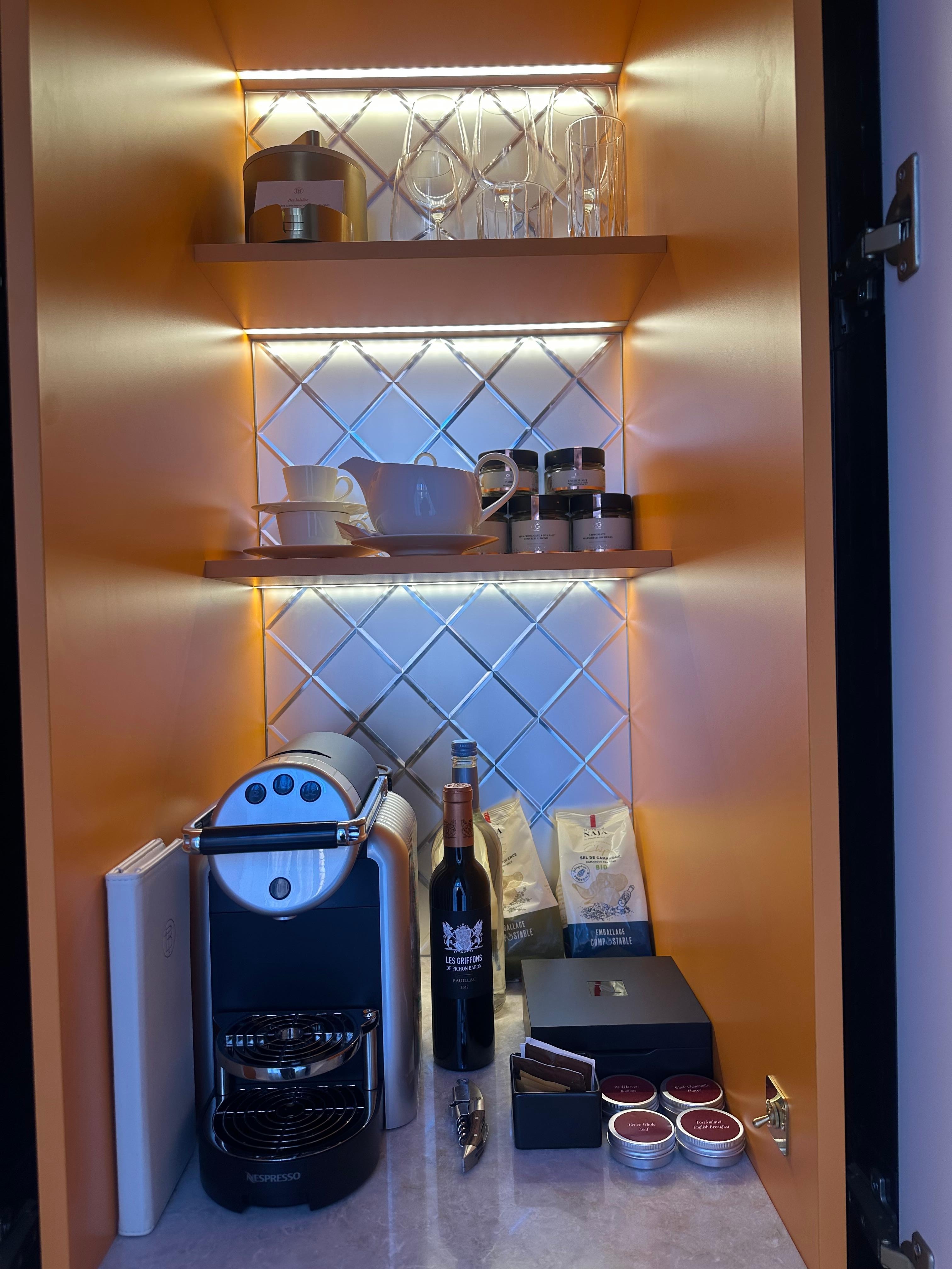 Coffee bar in the room