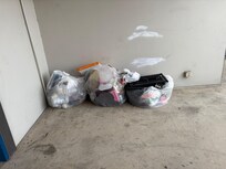 Trash was sitting for two days