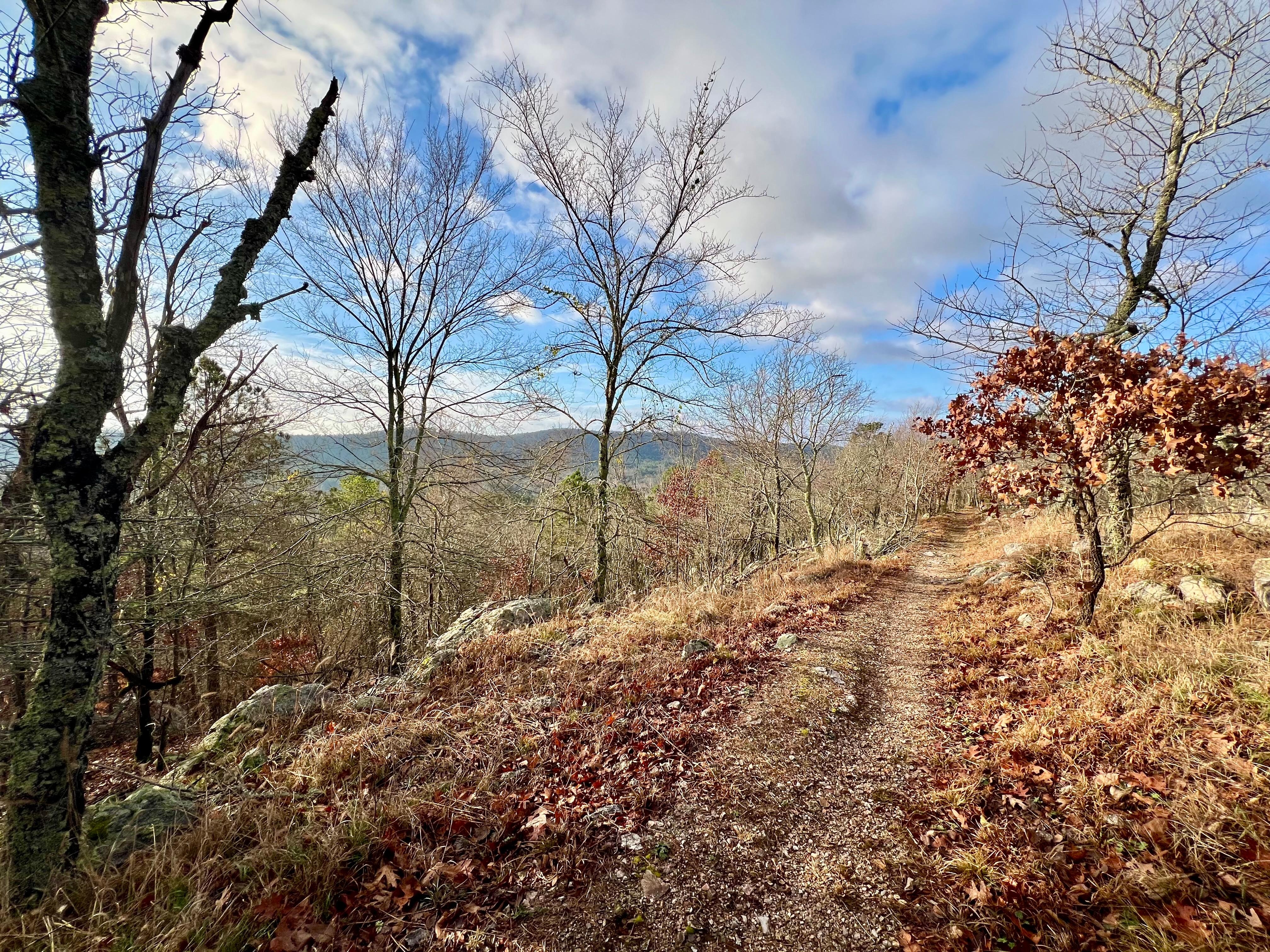 National park trails accessed from end of road or from behind businesses downtown  