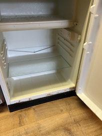 Fridge interior (no shelves)