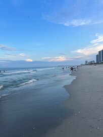 Beach on boardwalk
