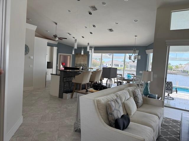 View from living room