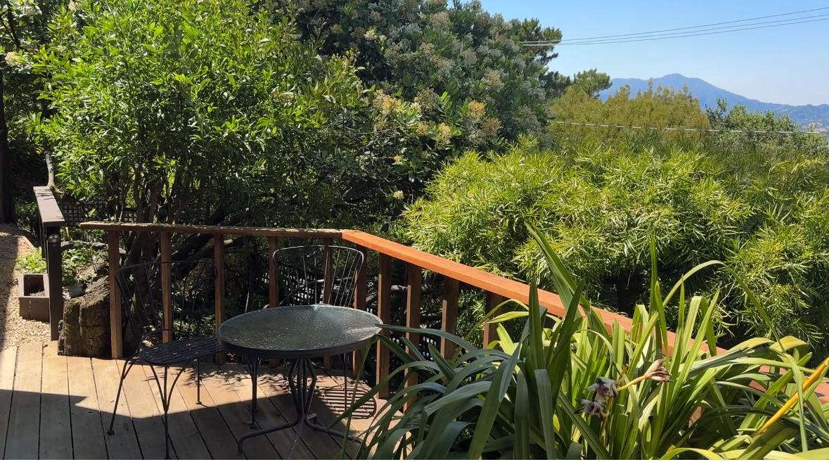 View from your private deck area