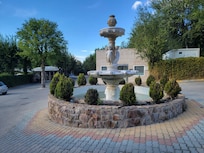 Fountain at the entrance