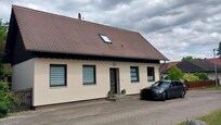 Vorderseite des Ferienhauses