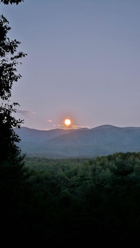 Full Moon Rising over the mountains.