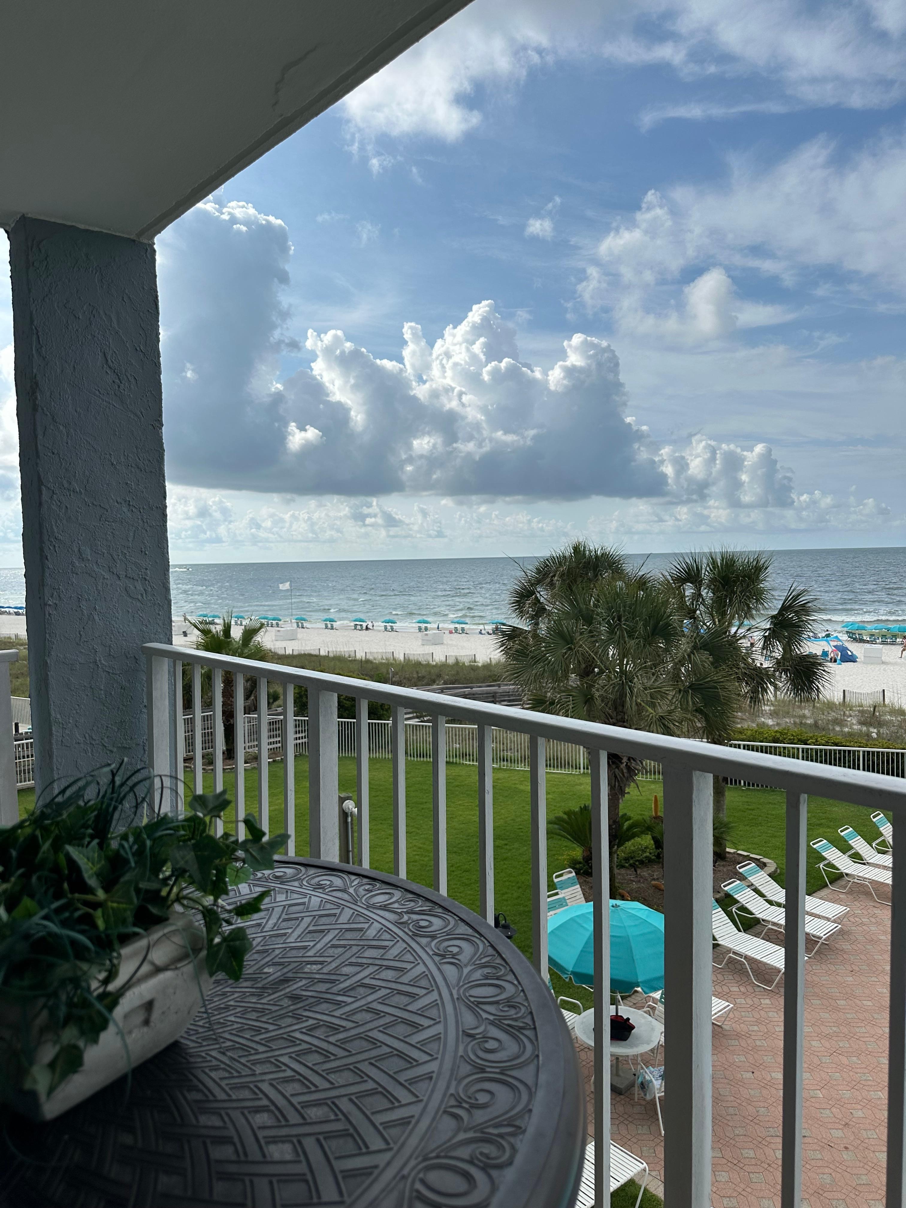 View from balcony