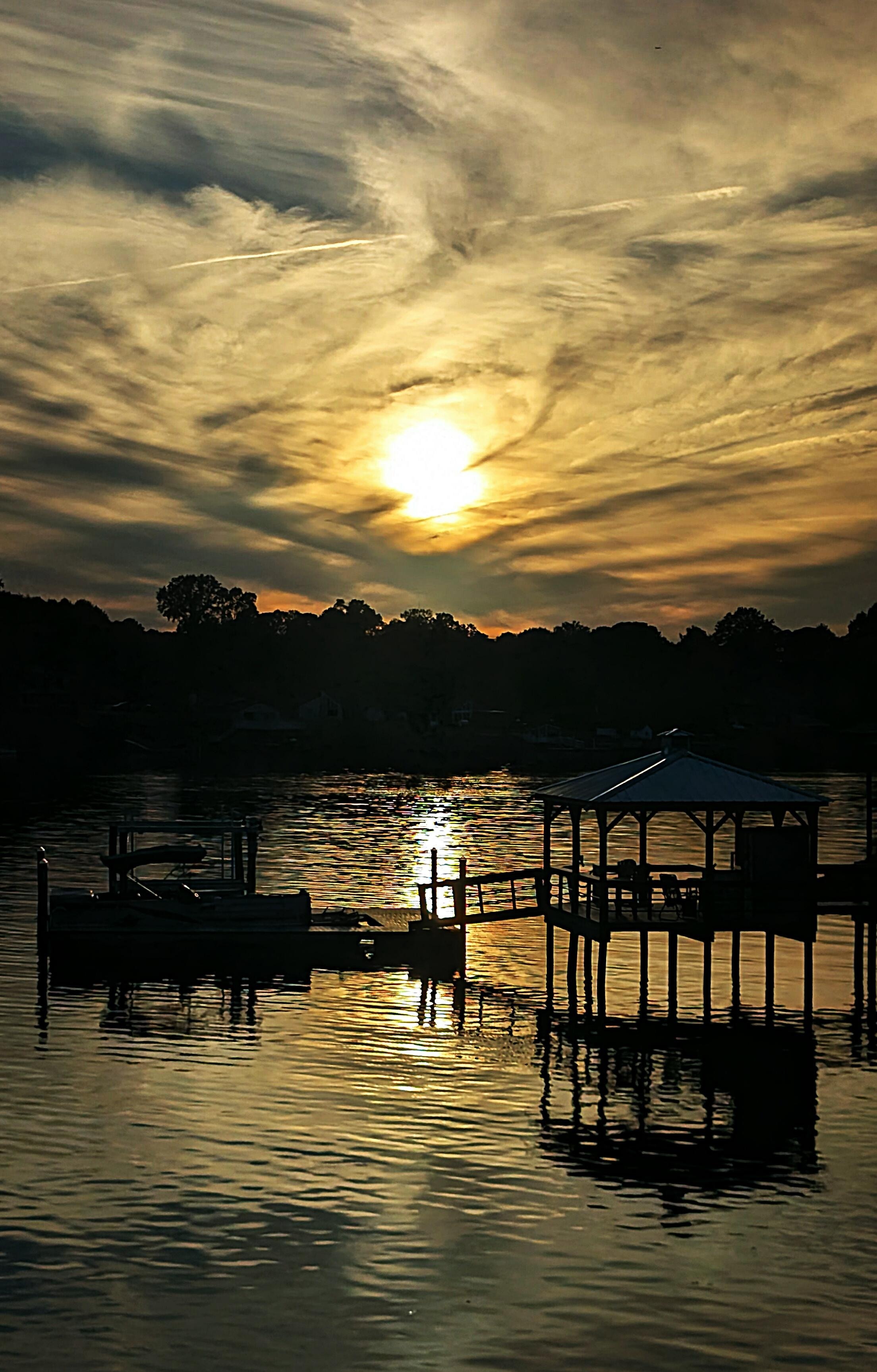 Sunset out the back of the house, legitimately beautiful!