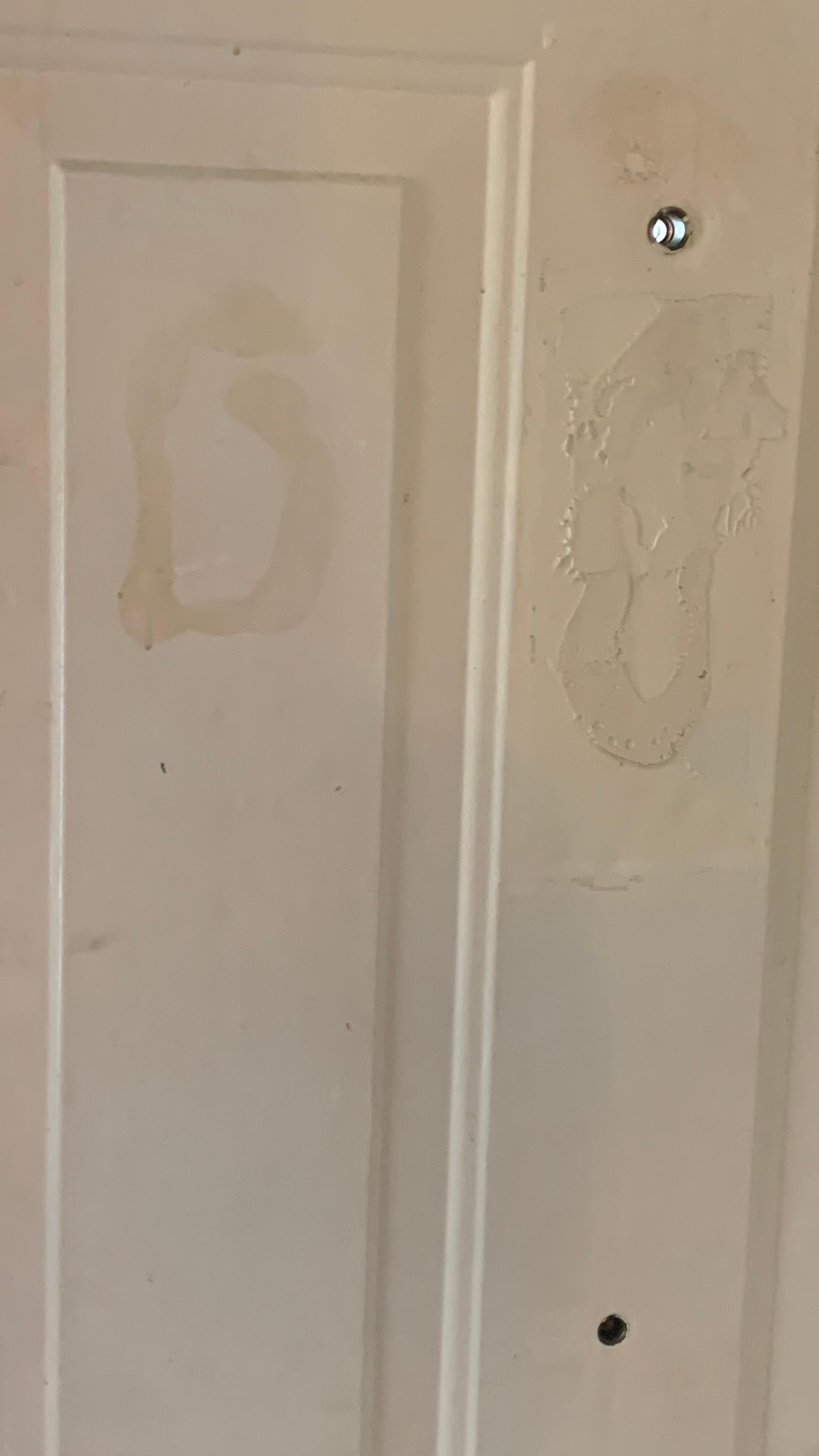 back of entry door