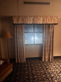 The window, where we were somehow suppose to get good ocean view