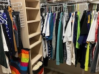 These clothes were in the master closet when we got there.