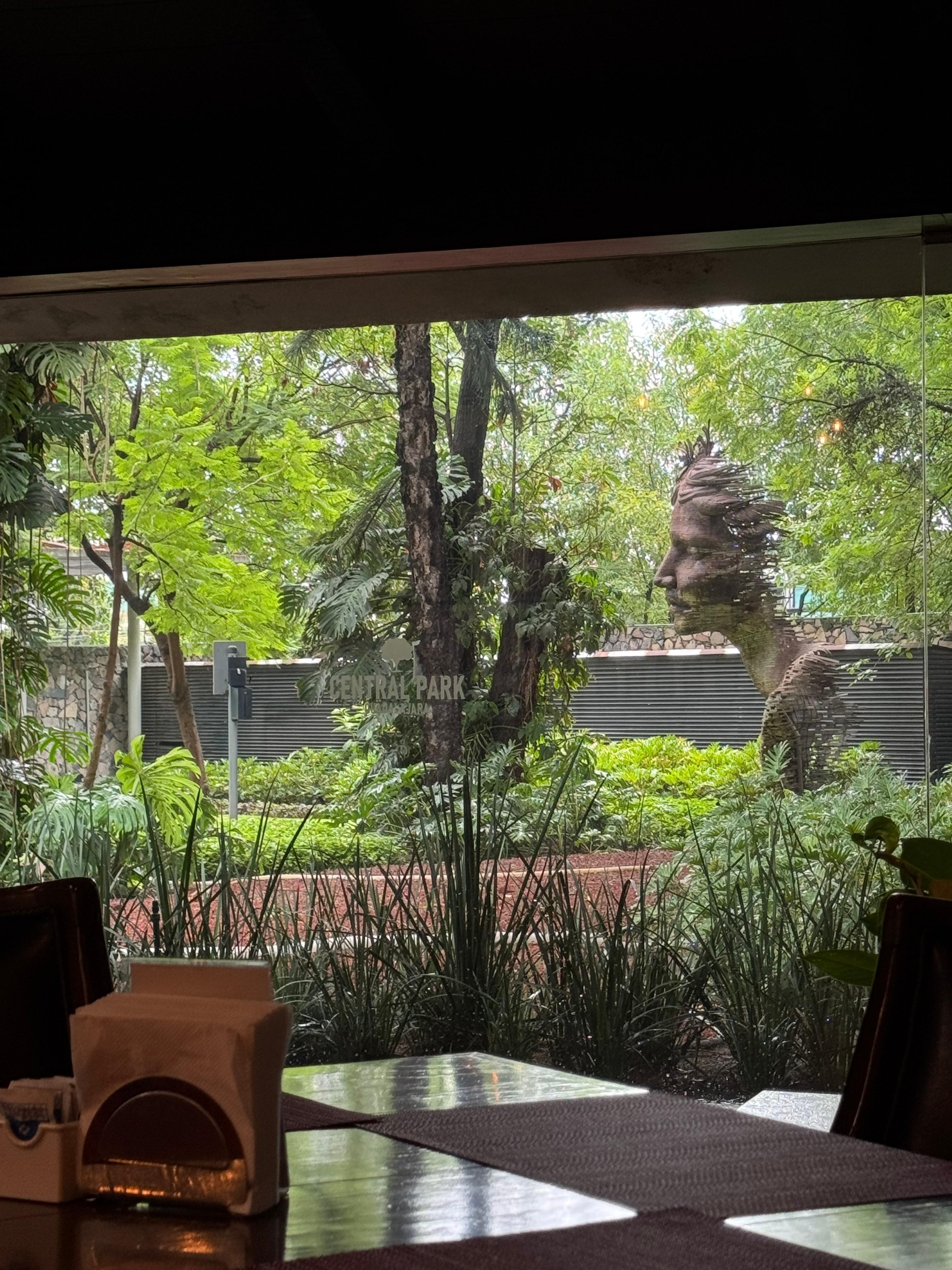 Vista desde el restaurante 
