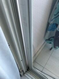 Screen door would not seal requiring use of a/c rather than ocean breeze