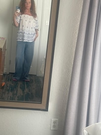 Great mirror in the bedroom!