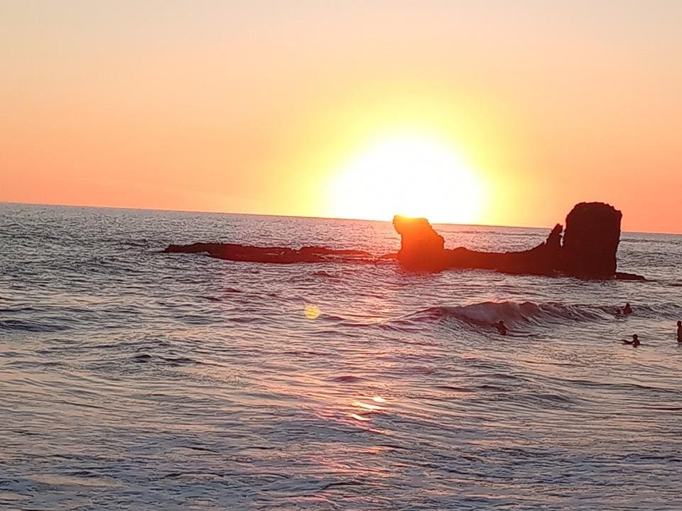 El Tunco is awesome. Go.