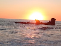 El Tunco is awesome. Go.