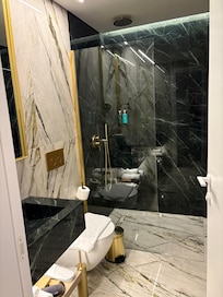 Bathroom was straight out of the movies of rich homes