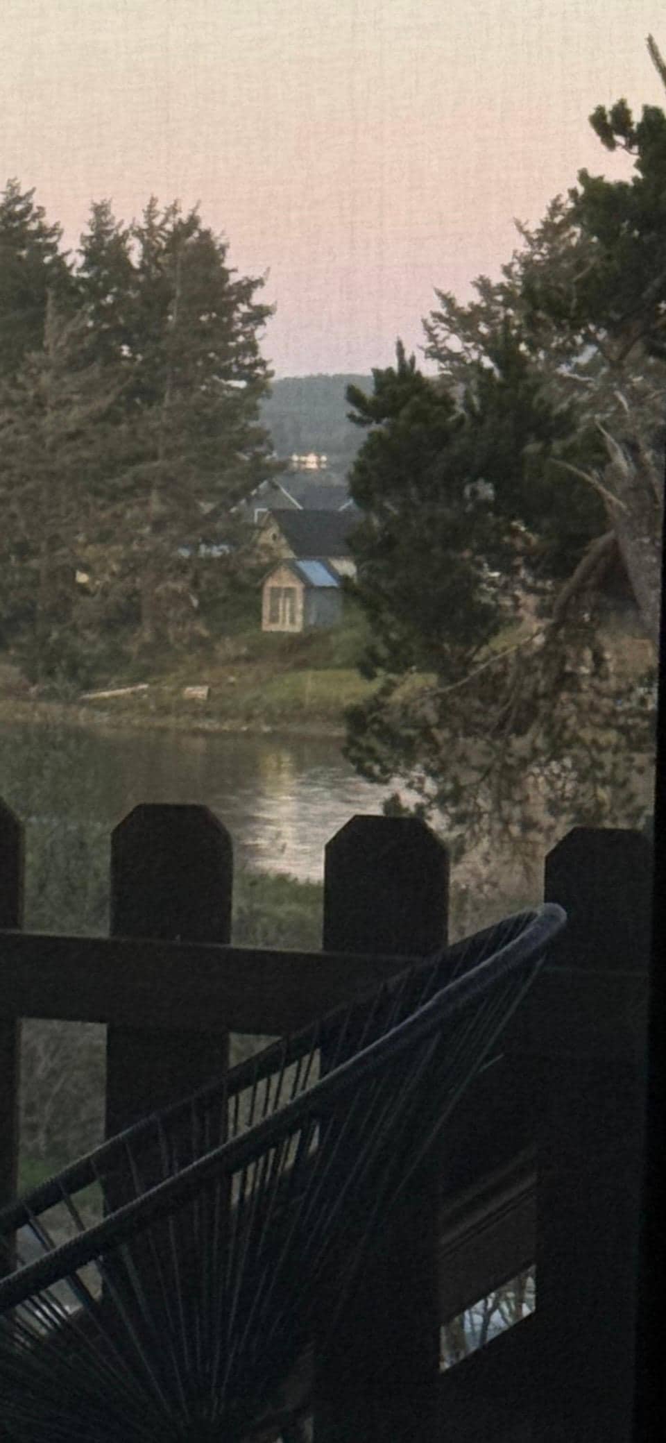 Mornings looking at the river.