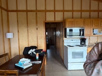 View into our room from living room.
