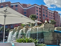 View from pool deck