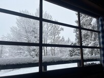 Vue du petit déjeuner !