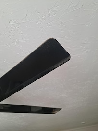 Dust on undersurface of every house fan.