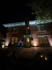 Outside front