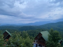 View from the main floor balcony