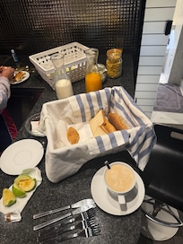 The breakfast spread