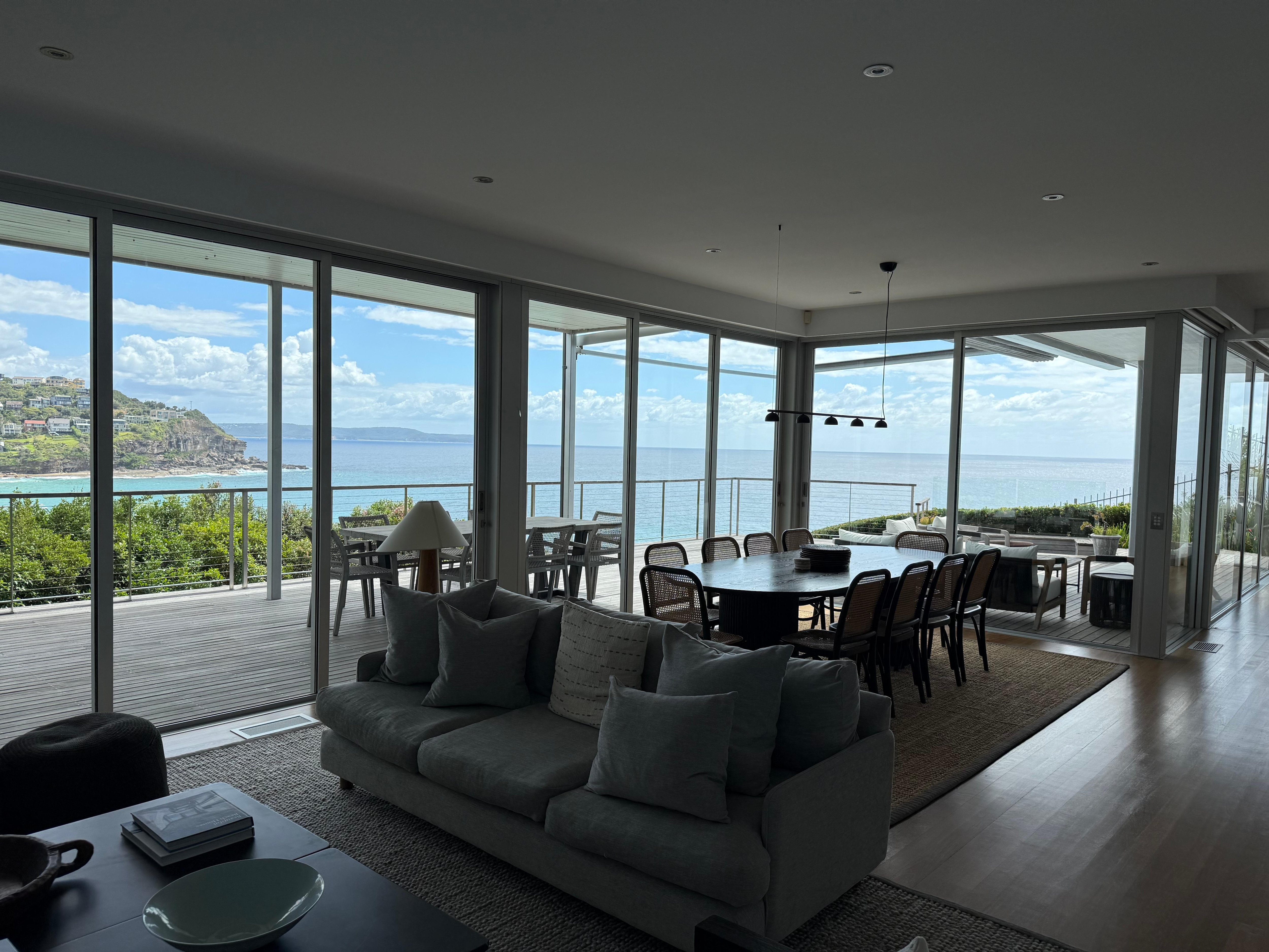 This is what you see as you enter the home - everything pales in comparison to the view
