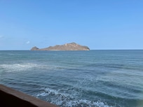 Deer Island, which looks like a whale from my room. (Everything else is videos)